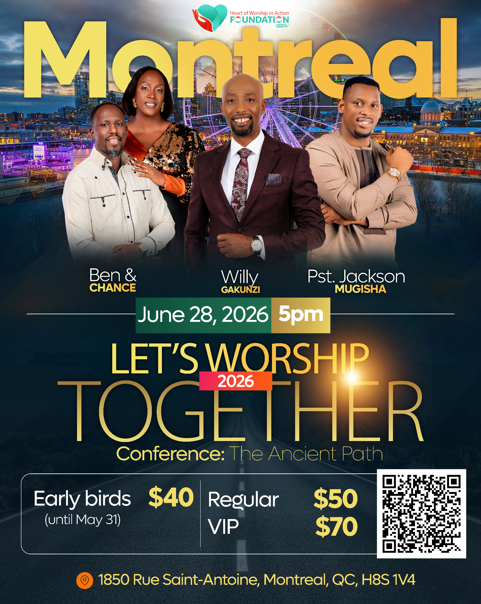 Montreal: Let's Worship Together 2026 — The Ancient Path
