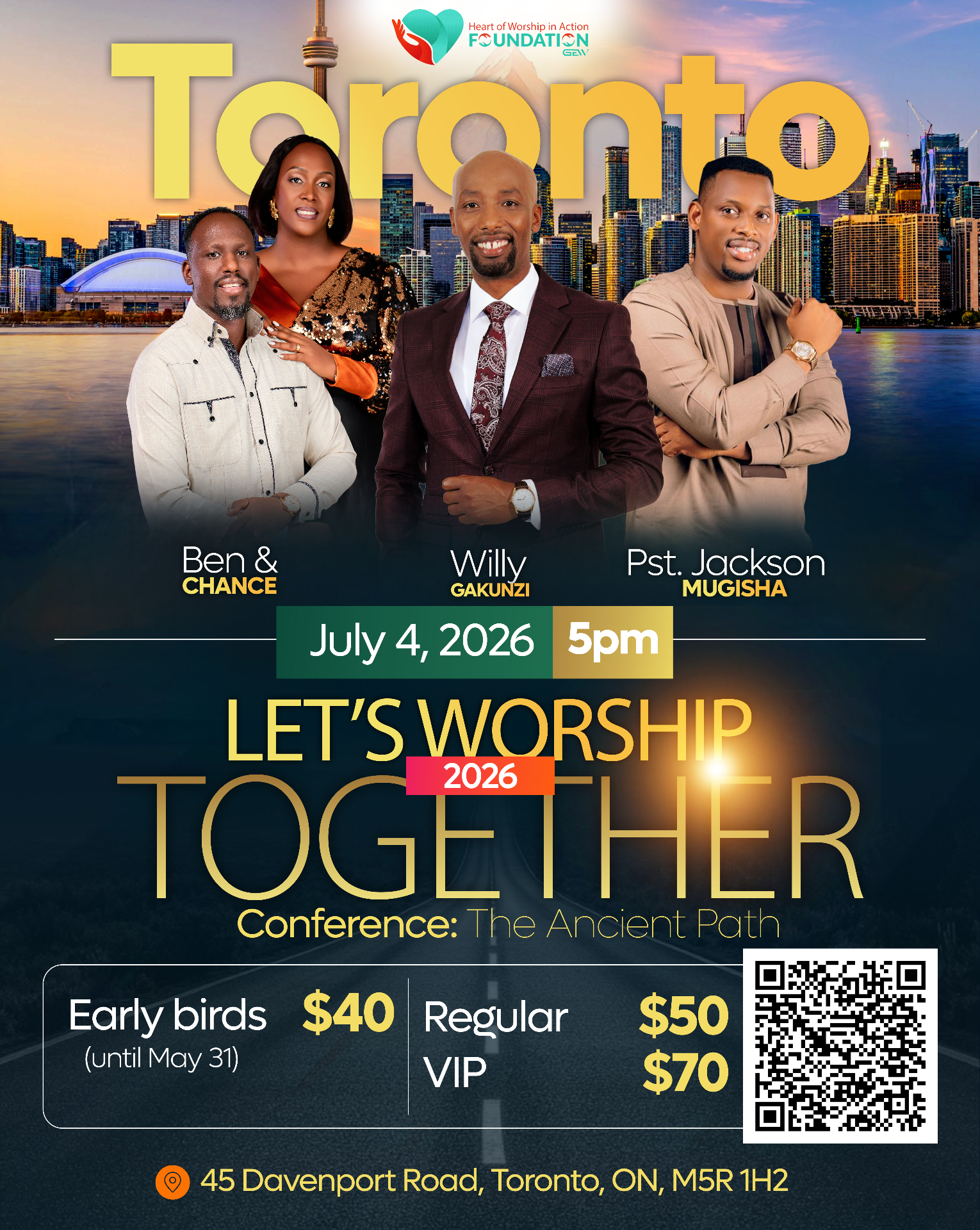 Toronto: Let's Worship Together 2026 — The Ancient Path